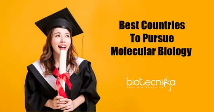 Best countries to pursue molecular biology