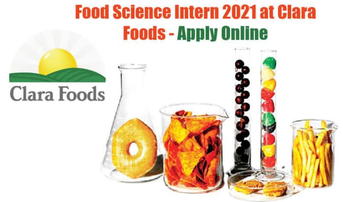 Food Science Intern 2021