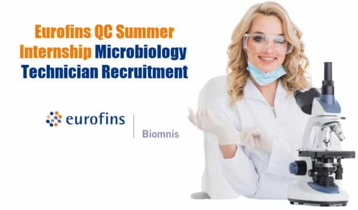 Eurofins QC Summer Internship