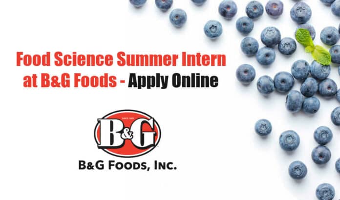 Food Science Summer Intern