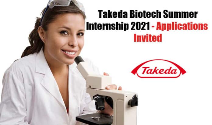 Takeda Biotech Summer Internship