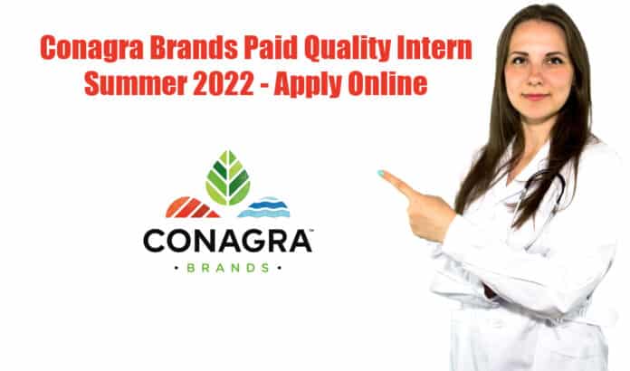 Conagra Brands Internships 2022