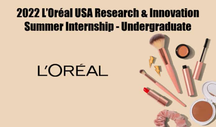 2022 L’Oréal USA Research