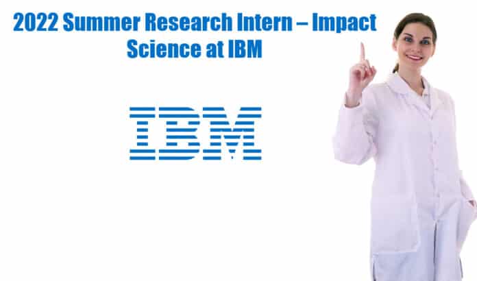 2022 Summer Research Intern