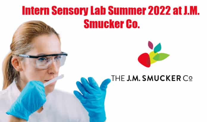 Intern Sensory Lab Summer