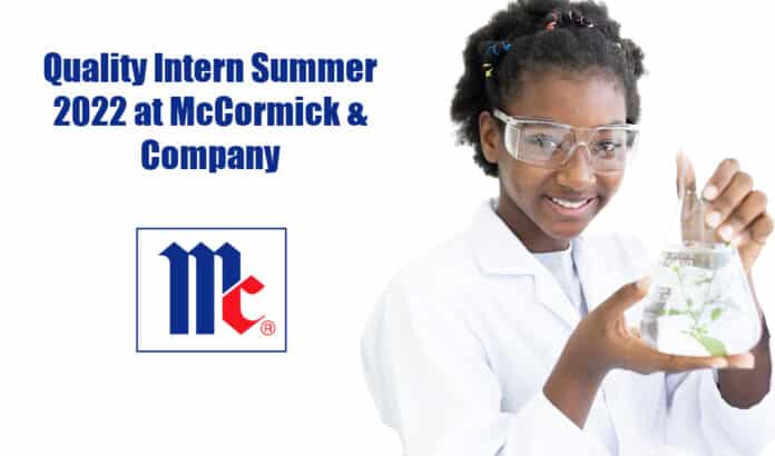 Quality Intern Summer 2022