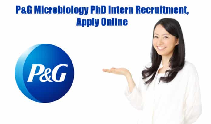 P&G Microbiology PhD Intern