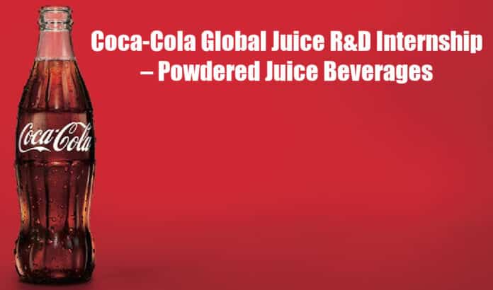 Coca-Cola Global Juice R&D Internship
