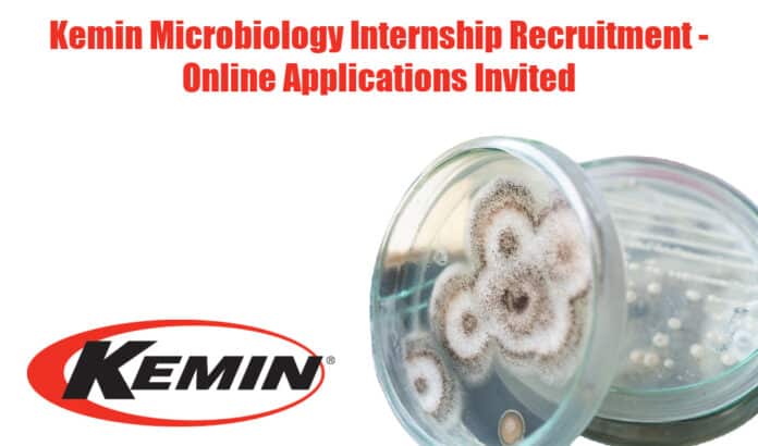 Kemin Microbiology Internship Recruitment