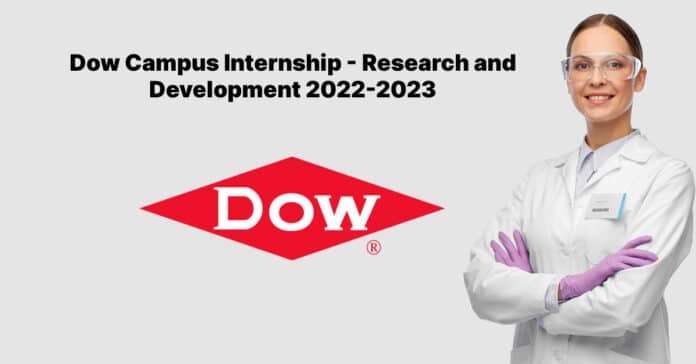 Dow Campus Internship - Research and Development 2022-2023