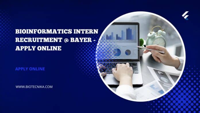 Bioinformatics Intern Recruitment @ Bayer - Apply Online