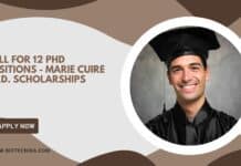 Call for PhD positions – Marie Cuire Ph.D. Scholarships Call for PhD positions - Marie Cuire Ph.D. Scholarships