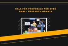 STEG Small Research Grants: Apply Now for New Proposal Cycle Call for Proposals for STEG Small Research Grants