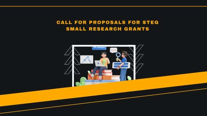 Call for Proposals for STEG Small Research Grants