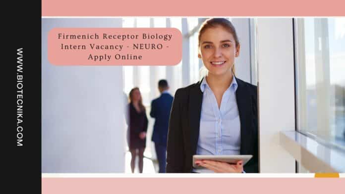 Firmenich Receptor Biology Intern Vacancy - NEURO - Apply Online