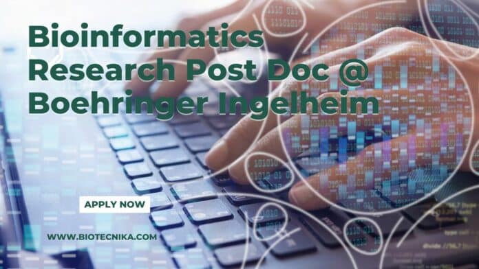 Bioinformatics Research Post Doc @ Boehringer Ingelheim
