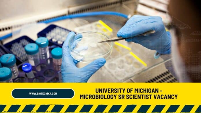 University of Michigan - Microbiology Sr Scientist Vacancy