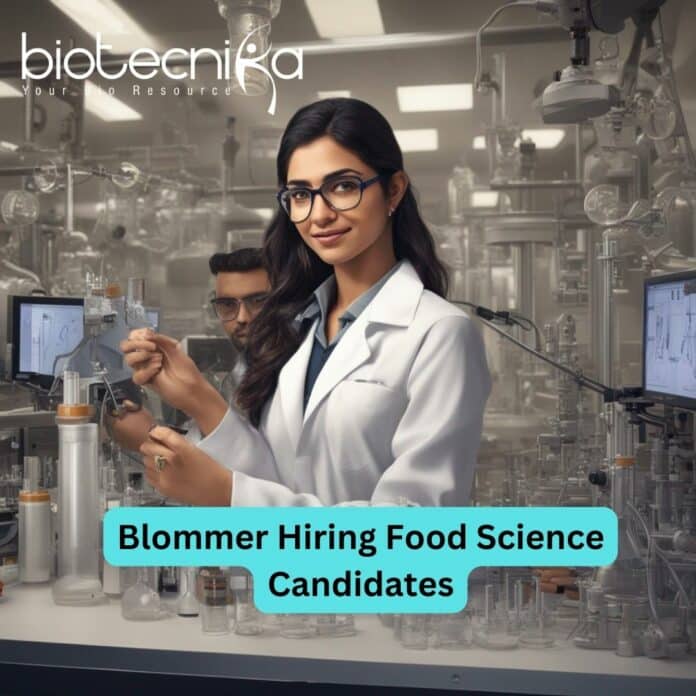 Blommer Hiring Food Science Quality Control Technician - Apply Online