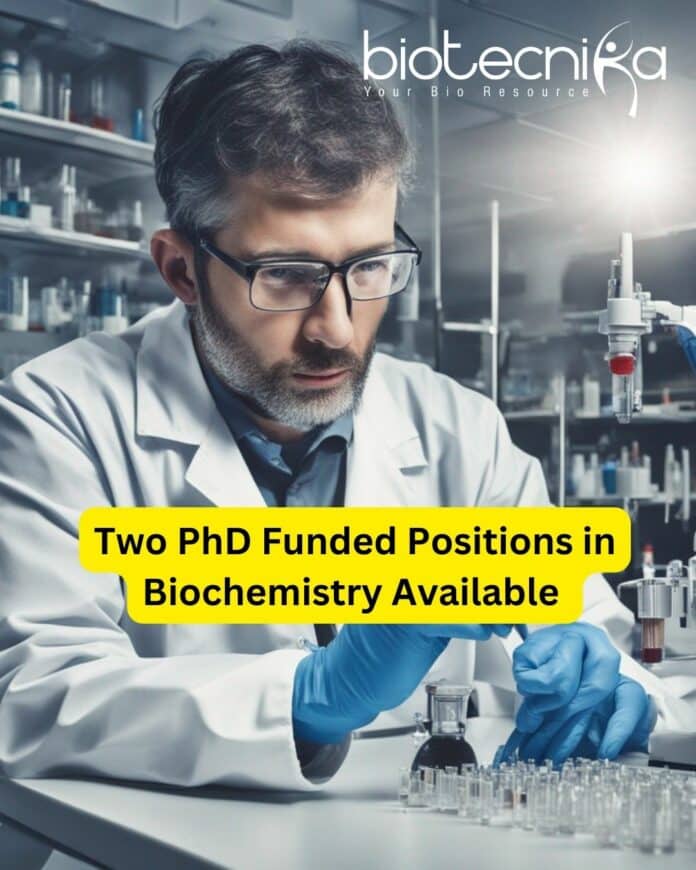 Two PhD Funded Positions in Biochemistry Available @ University of Graz in Austria