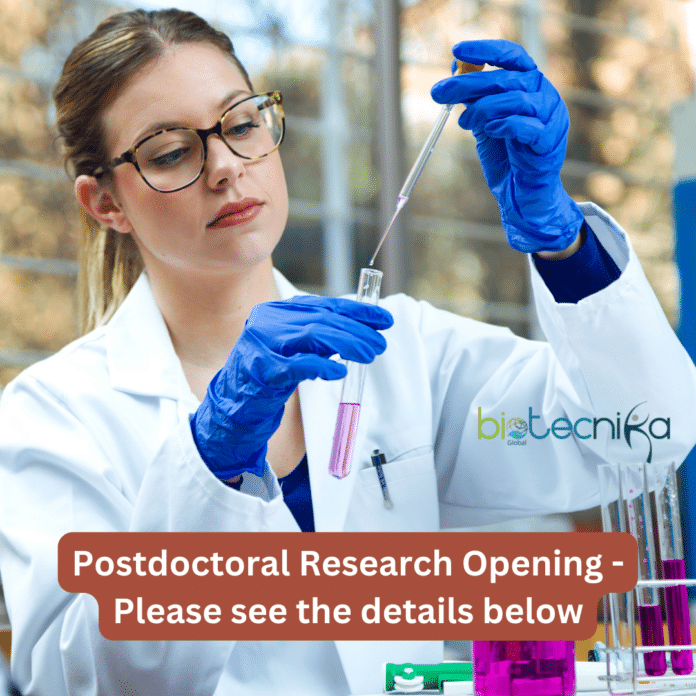 Post doctoral Research Job