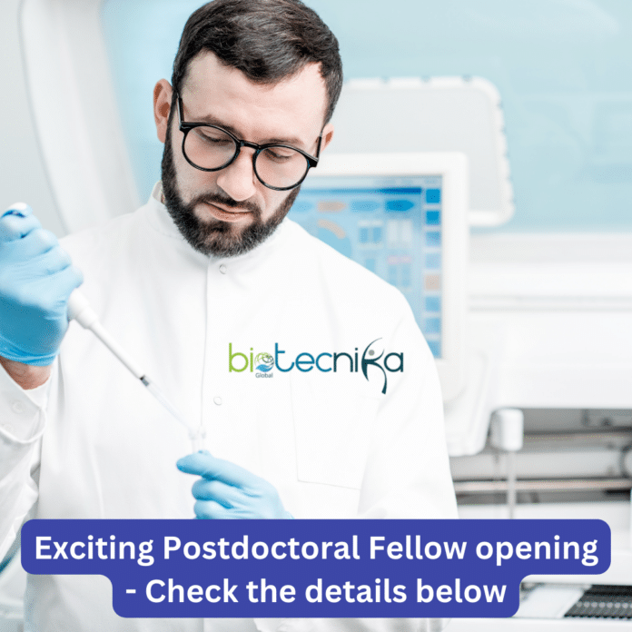 Latest Postdoctoral Fellow Opening