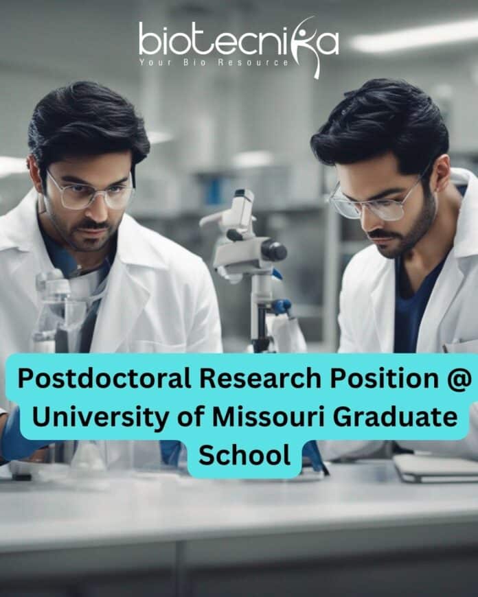 Postdoctoral Research Position @ University of Missouri Graduate School