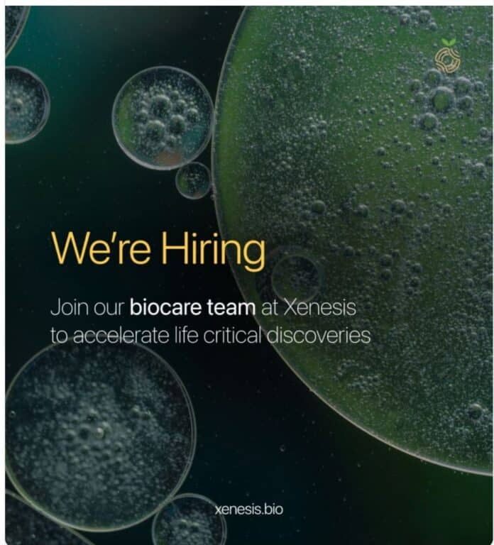 Xenesis Hiring For Research Associate/ Scientist (Strain) Role