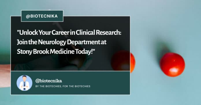 BS Biology Clinical Research Jobs