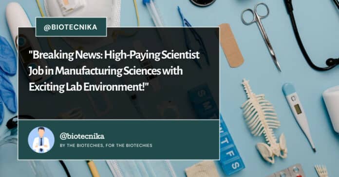 Latest Biotechnology Scientist Jobs