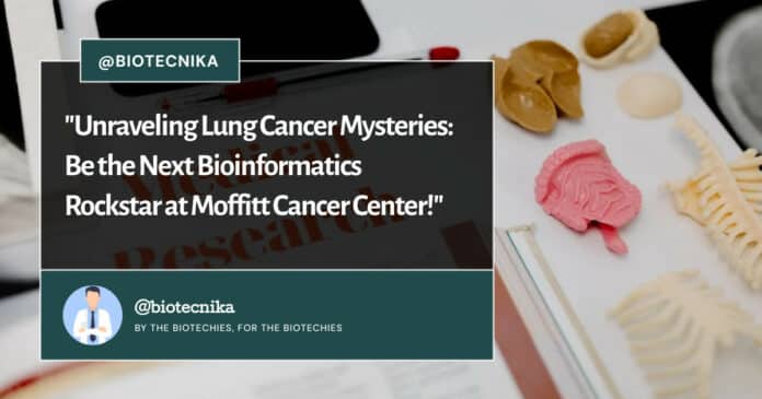 Applied Bioinformatics Research Scientist at Moffitt Cancer Center!