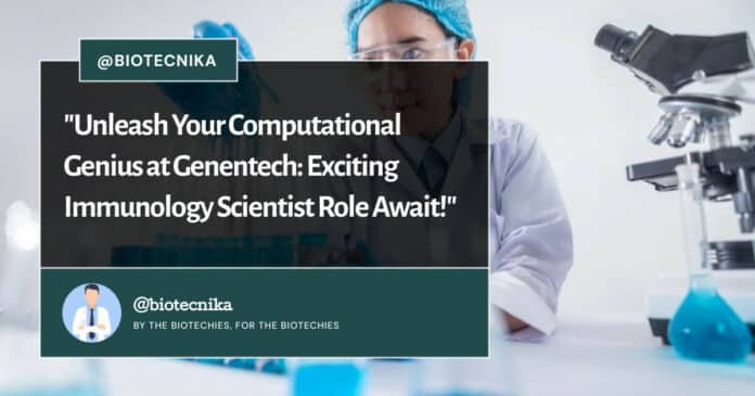 PhD Bioinformatics Jobs Genentech - Apply Online Now