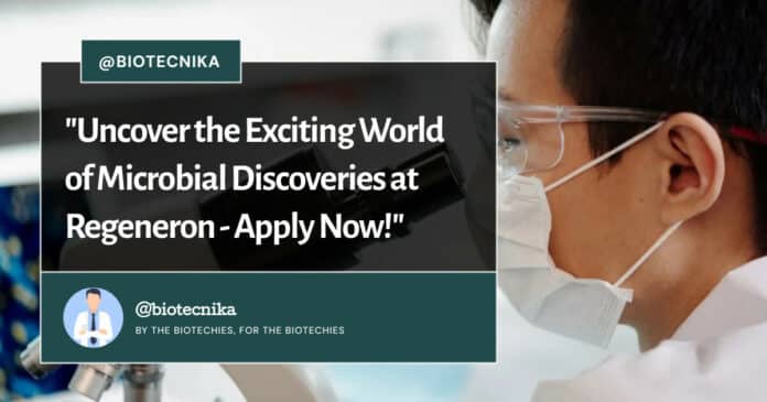 Regeneron Scientist Process Characterization - Apply Online