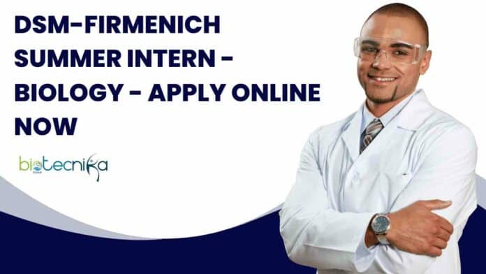 dsm-firmenich Summer Intern