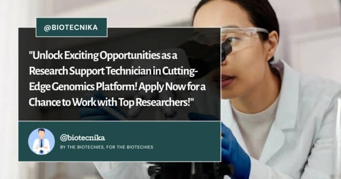 Luxembourg Centre for Systems Biomedicine (LCSB) Research Support Technician