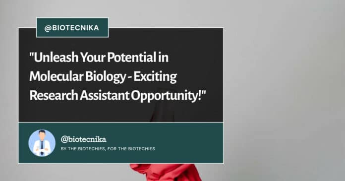 Charles River Life Sciences Research Job - Apply Now