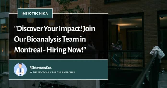 Charles River Bioanalysis Analyst Job For Biochemistry - Apply Online