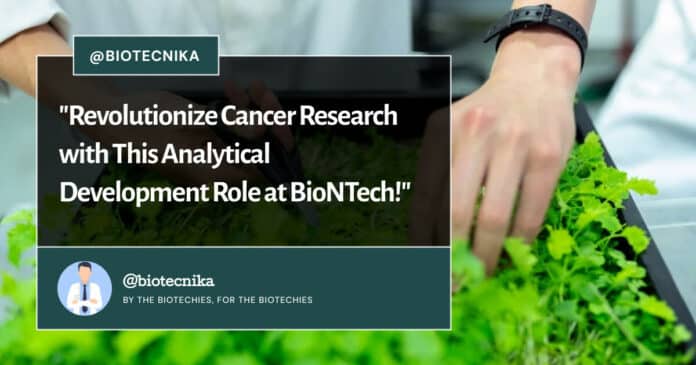 BioNTech Cancer Research Job Opening - Apply Online Now