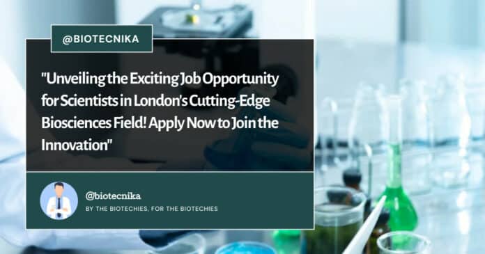 MSD Biochemistry Scientist Job Opening - Apply Online Now