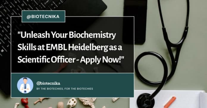 EMBL Heidelberg Scientific Officer Protein Expression and Purification Role - Apply Now!