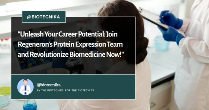 Regeneron Scientist Associate Job