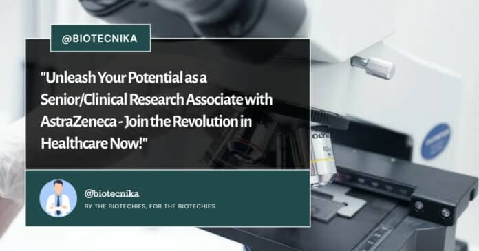 Clinical Research Associate at AstraZeneca - BS Life Sciences Apply Online