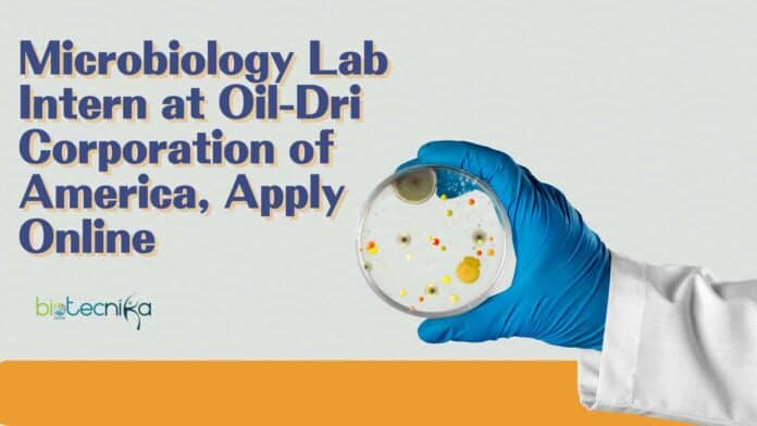 Microbiology Lab Intern at Oil-Dri Corporation