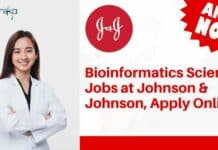 Bioinformatics Scientist Jobs at Johnson & Johnson, Apply Online Bioinformatics Scientist Jobs at Johnson & Johnson