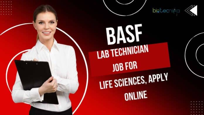 BASF Lab Technician Job