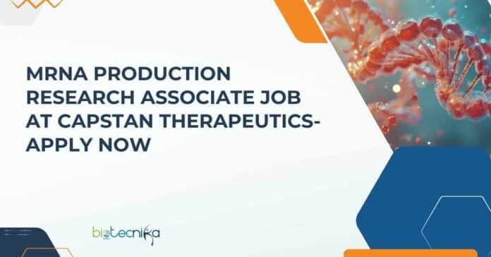 mRNA Production Research Associate Job