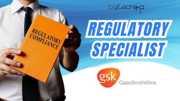 Regulatory Specialist Country Labelling GSK
