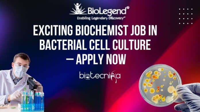 Biochemist Job at BioLegend – Apply Now