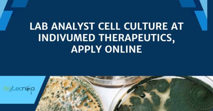 Lab Analyst Cell Culture at Indivumed Therapeutics