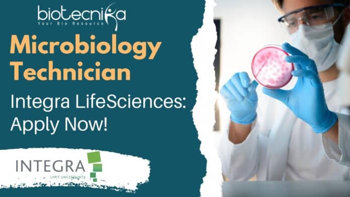 Microbiology Technician Integra LifeSciences
