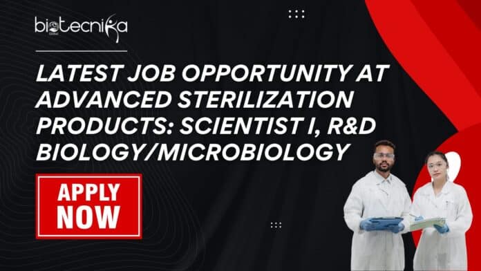 R&D Scientist Job at Advanced Sterilization Products, Apply Now